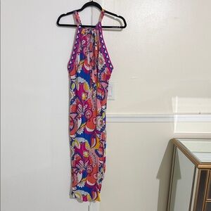 Trina Turk Multicolor Asymmetrical Dress